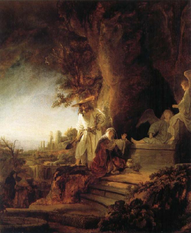 REMBRANDT Harmenszoon van Rijn The Risen Christ Appearing to Mary Magdalene oil painting image